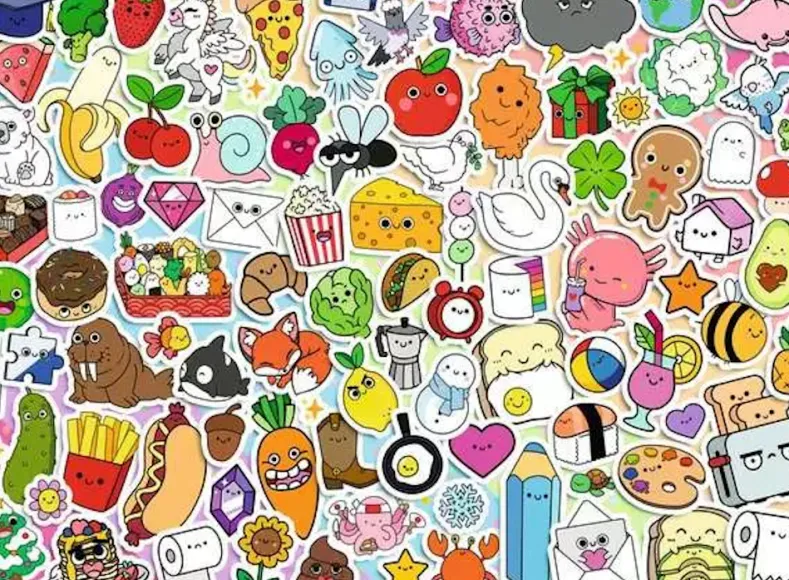 Cute Kawaii Chaos Puzzel (500 stukjes)