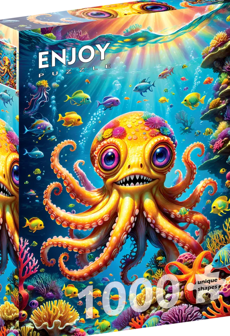 Cute Octopus Puzzel (1000 stukjes)
