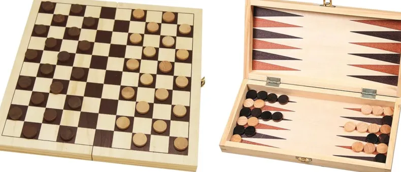 Dam- en Backgammonset