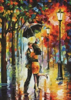 Dance under the Rain - Leonid Afremov (1000 stukjes)