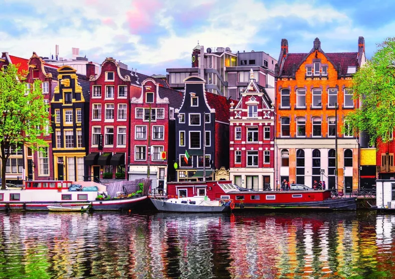 Dancing Houses - Amsterdam Puzzel (1000 stukjes)
