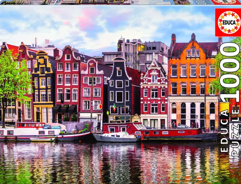 Dancing Houses - Amsterdam Puzzel (1000 stukjes)