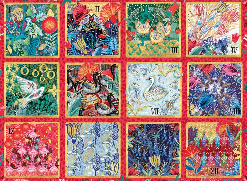 12 Days of Christmas Puzzel (1000 stukjes)