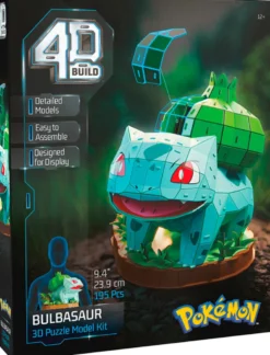 4D Build Pokemon - Bulbasaur 3D Bouwpakket (195 stukjes)