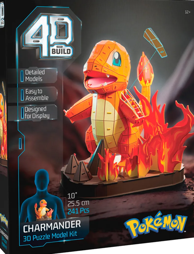 4D Build Pokemon - Charmander 3D Bouwpakket (241 stukjes)