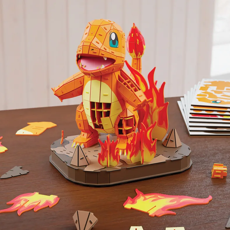 4D Build Pokemon - Charmander 3D Bouwpakket (241 stukjes)