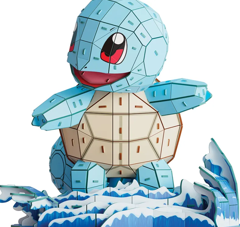 4D Build Pokemon - Squirtle 3D Bouwpakket (180 stukjes)