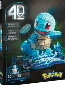 4D Build Pokemon - Squirtle 3D Bouwpakket (180 stukjes)
