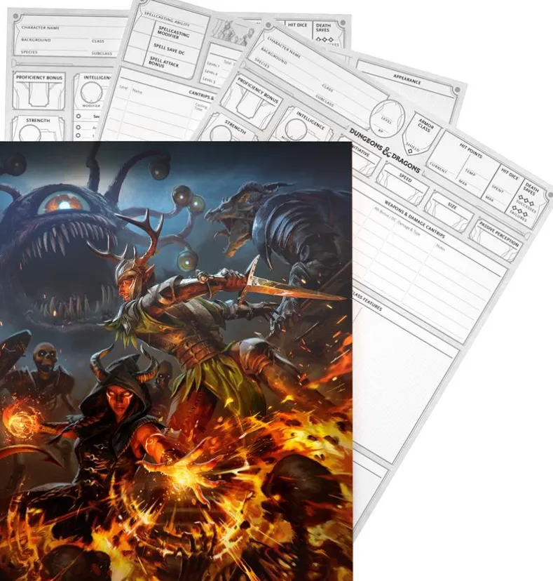 D&D 5.0 - 2024 Character Sheets