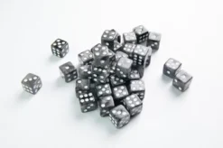D6 Dice Set - Galaxy Series Moon (36 stuks)