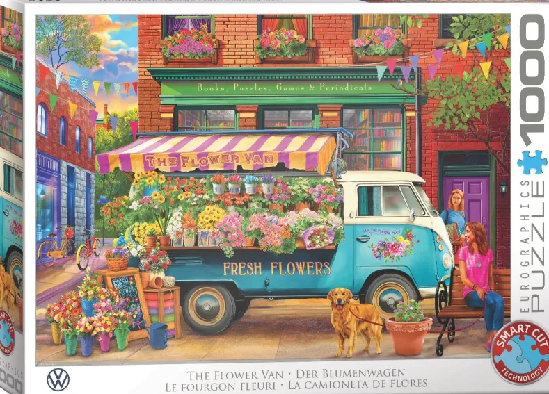 De Bloemenkar Puzzel (1000 stukjes)