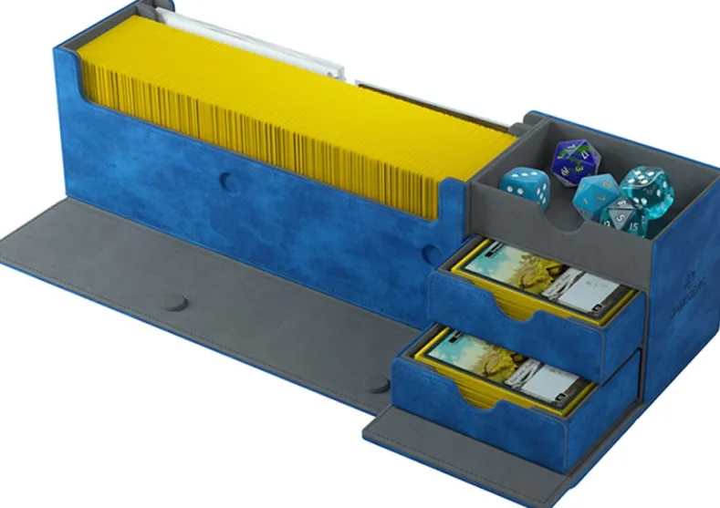 Deckbox Card's Lair 400+ Blauw