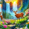 Deer Paradise Puzzel (1000 stukjes)