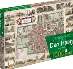 Den Haag Cartografie Puzzel (1000 stukjes)
