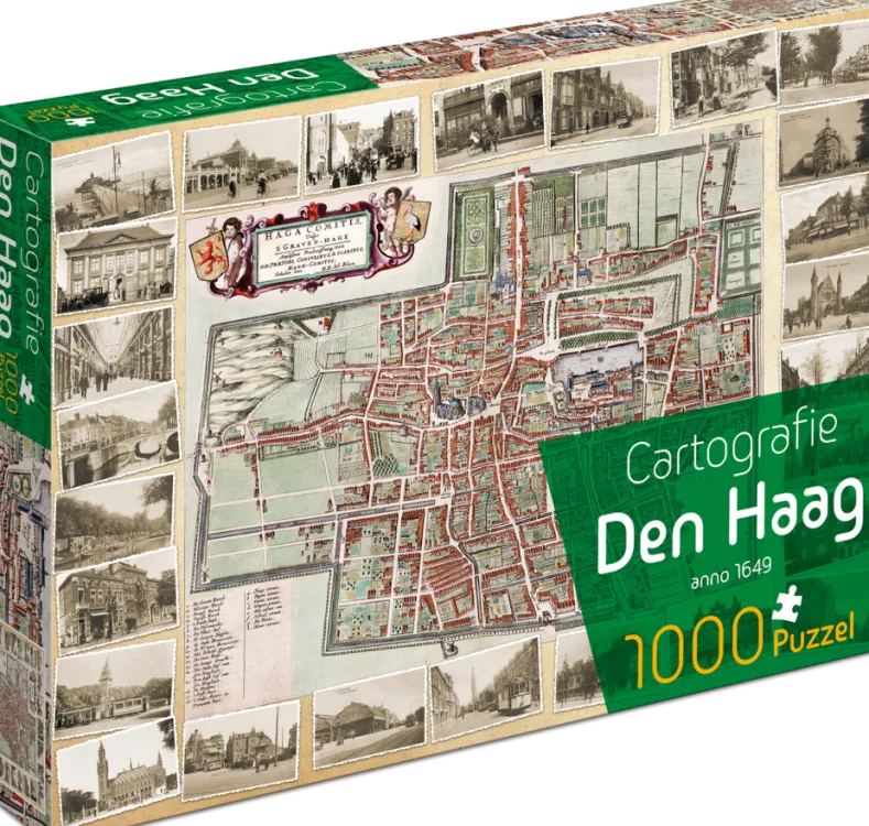 Den Haag Cartografie Puzzel (1000 stukjes)