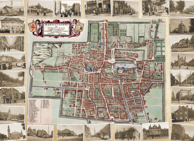 Den Haag Cartografie Puzzel (1000 stukjes)