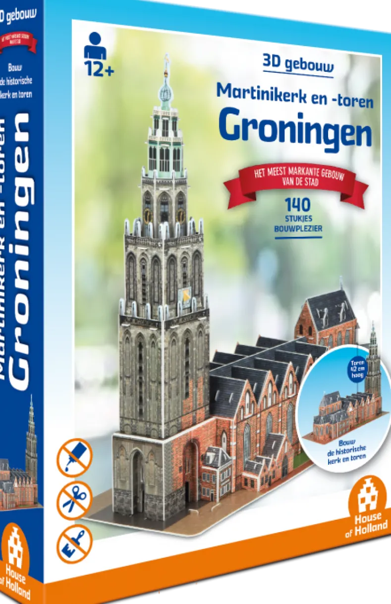 3D Gebouw - Martinikerk Groningen (140 stukjes)