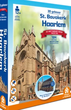 3D Gebouw - St Bavokerk Haarlem (140 stukjes)