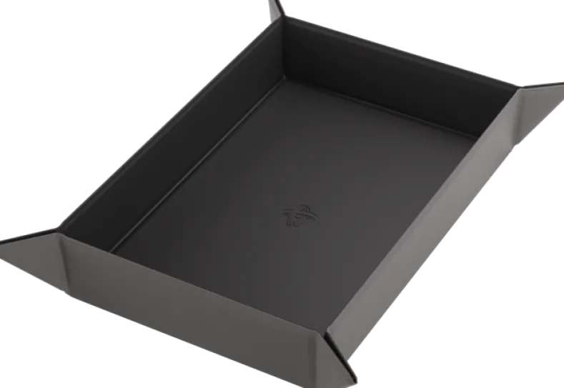 Dice Tray Magnetic Rectangular - Zwart / Grijs