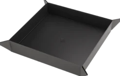 Dice Tray Magnetic Square - Zwart / Grijs