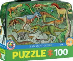 Dinosaur - Lunch Box Puzzel (100 stukjes)