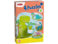 Dino's Puzzel (3 en 4 stukjes)