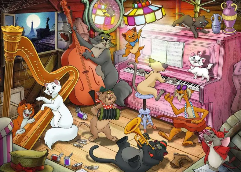 Disney - Aristocats Puzzel (1000 stukjes)