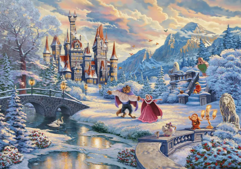 Disney - Beauty and the Beast Winter Puzzel (1000 stukjes)