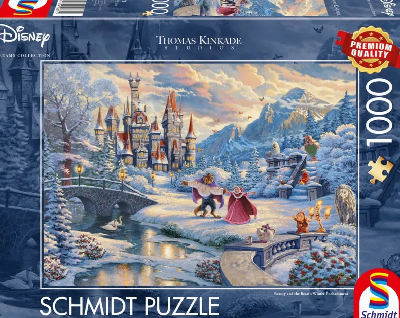 Disney - Beauty and the Beast Winter Puzzel (1000 stukjes)