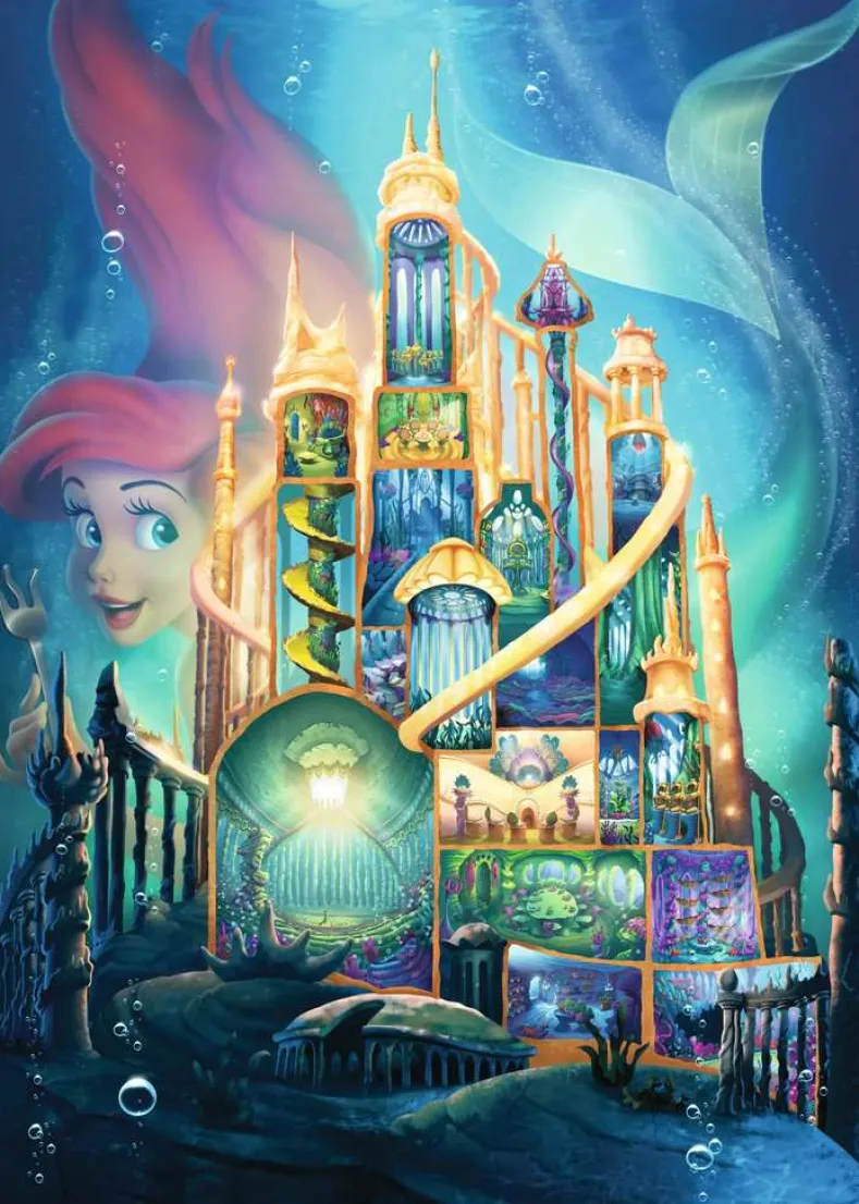 Disney Castles - Ariel Puzzel (1000 stukjes)