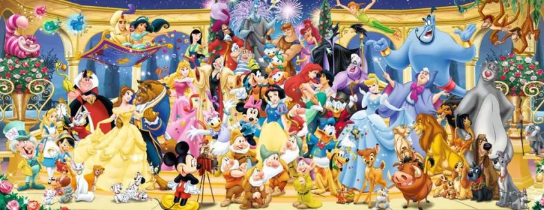 Disney - Disney groepsfoto Puzzel (1000 stukjes)