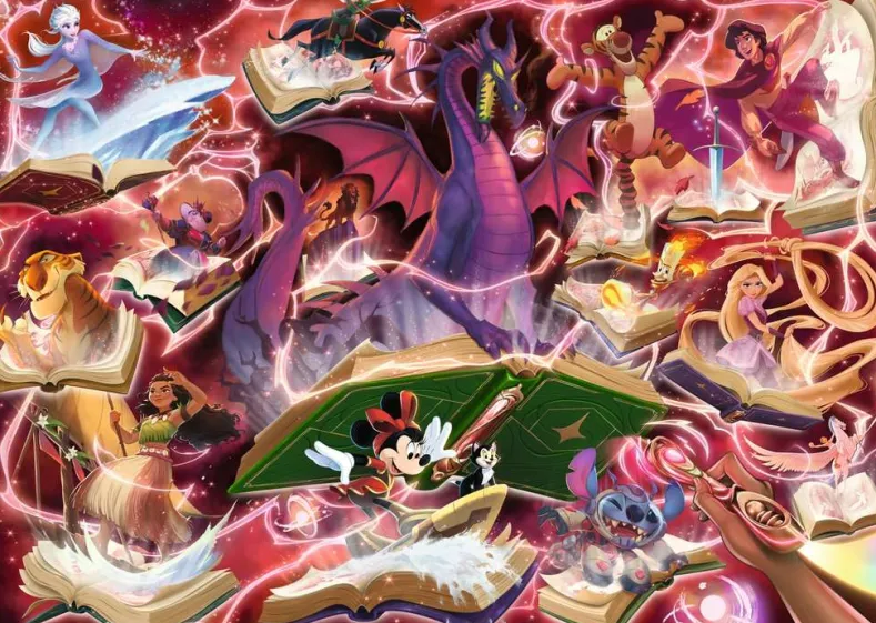 Disney Lorcana – Glimmers of the Realm – Ruby Puzzel (1000 stukjes) Incl. Lorcana Promo