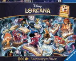 Disney Lorcana – Glimmers of the Realm – Steel Puzzel (1000 stukjes) Incl. Lorcana Promo