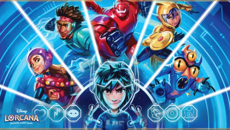 Disney Lorcana TCG - Archazia’s Island Playmat Big Hero 6