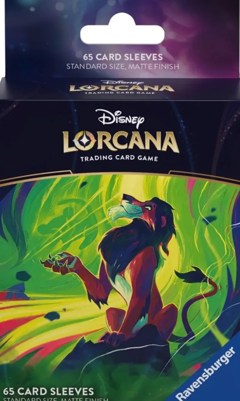 Disney Lorcana TCG - Azurite Sea Card Sleeve Scar