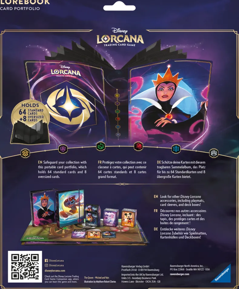 Disney Lorcana TCG - Lorebook (4-Pocket) Evil Queen