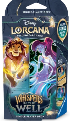 Disney Lorcana TCG - Whispers in the Well: Starter Deck - Simba & Megara (incl. Boosterpack)