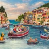 Disney Mickey en Minnie Italië Puzzel (1000 stukjes)