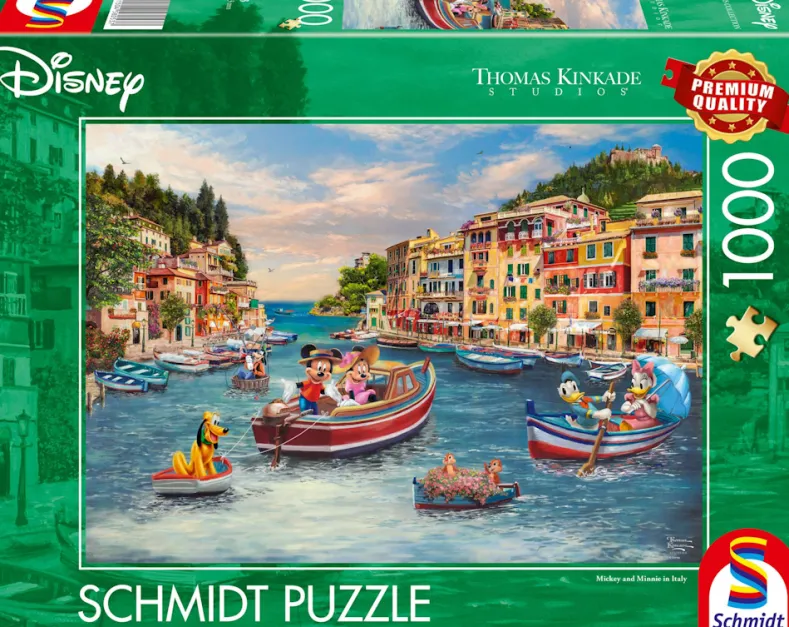 Disney Mickey en Minnie Italië Puzzel (1000 stukjes)