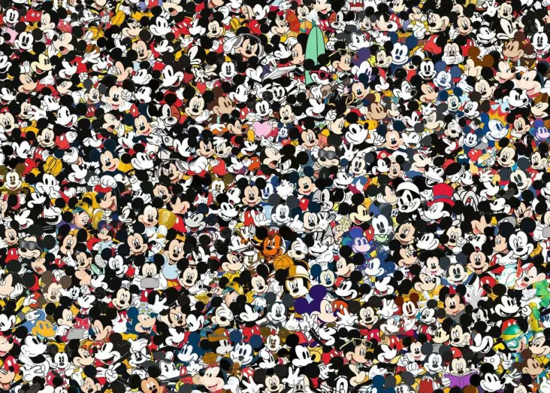 Disney - Mickey Uitdaging Puzzel (1000 stukjes)