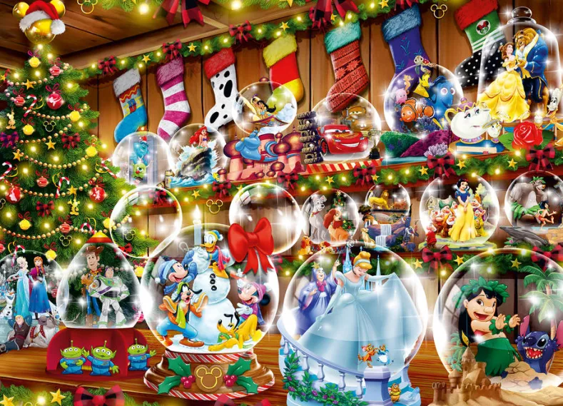 Disney - Snow Globes Puzzel (1000 stukjes)