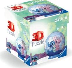 Disney Stitch, Angel and Scrump 3D Puzzelbal (55 stukjes)