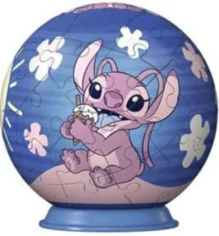 Disney Stitch Angel with Ice 3D Puzzelbal (55 stukjes)