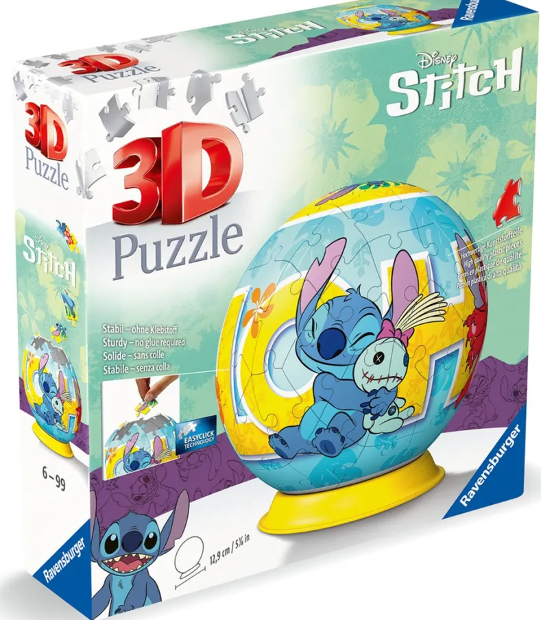 Disney Stitch 3D Puzzelbal (73 stukjes)