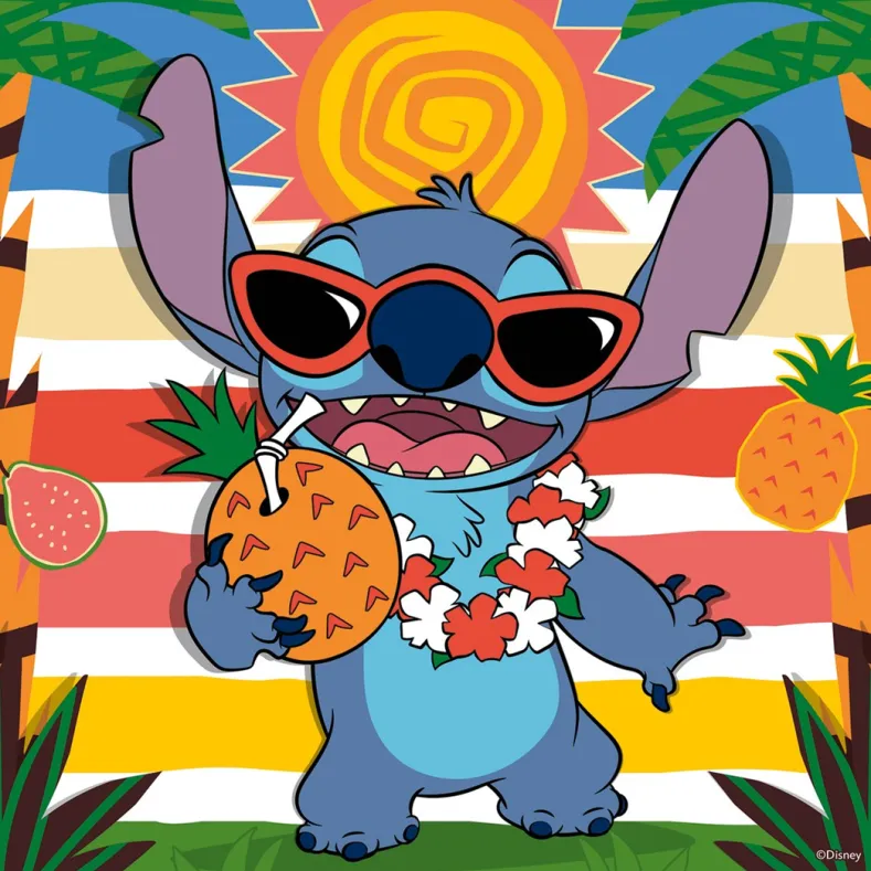 Disney - Stitch Puzzel (3x49 stukjes)