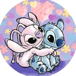 Disney Stitch Ronde Puzzel (500 stukjes)