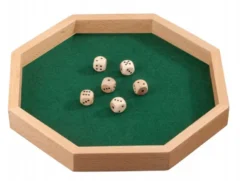 Dobbelsteenbak - Octagon Hout
