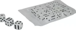 Dobbelsteen 16mm Wit (20 stuks)
