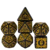 Dobbelstenen Set - Druid Yellow (7-delig)