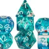 Dobbelstenen Set - Foil Swirl (7-delig)